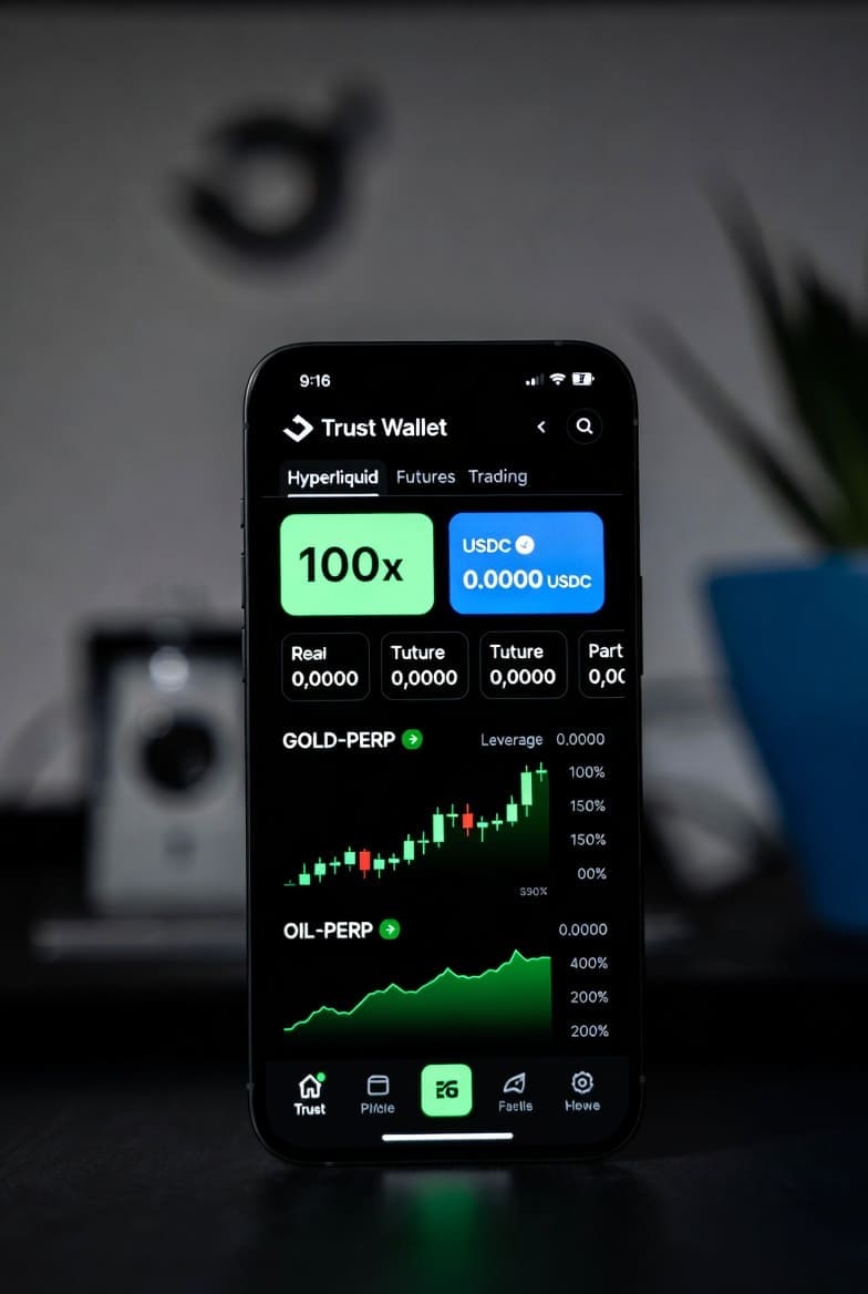 Trust Wallet запускает торговлю фьючерсами через Hyperliquid